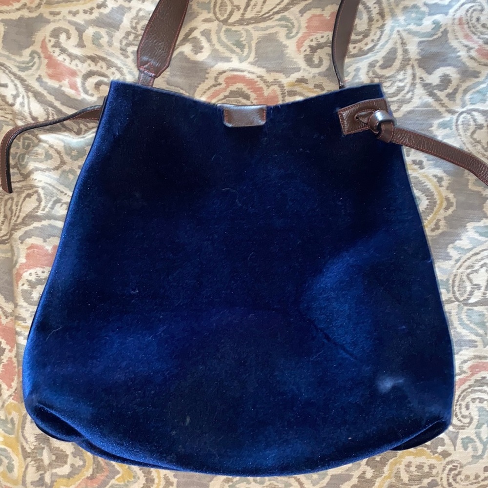 Sundance Unforgettable Blue Velvet Bag